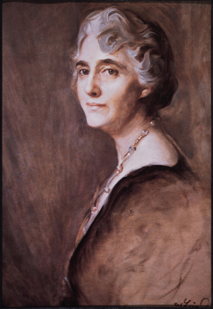 Lou Henry Hoover, First Lady and Wife of U.S. President Herbert Hoover, Official White House Portrait, by Philip de Laslo, 1932