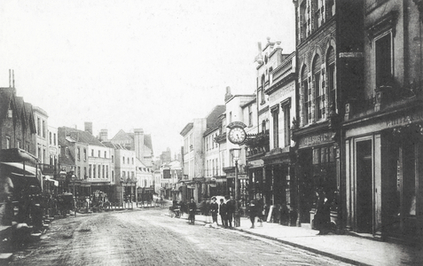 High Street, Dorking (b/w photo)