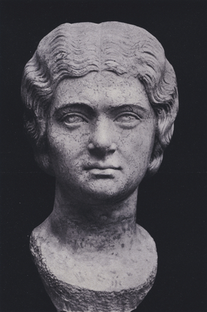 An unknown Roman Woman, Copenhagen, Ny-Carlsberg Glyptothek (b/w photo)