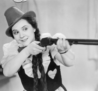 Lucie Englisch in 'My Wife the Champion Shot', 1934 (b/w photo)