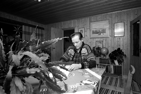 Eidskog February 1965. The author, the lyricist and the logger Hans Børli …, 1965 (photo)