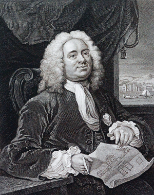 Daniel Lock, Architect and artist, 1762 (engraving)