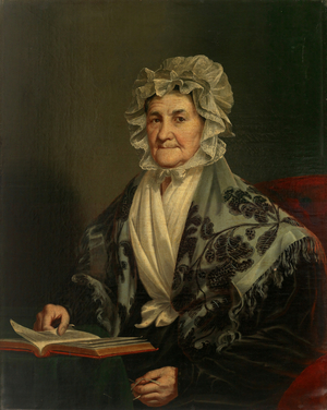 Portrait of an Old Lady (oil on canvas)