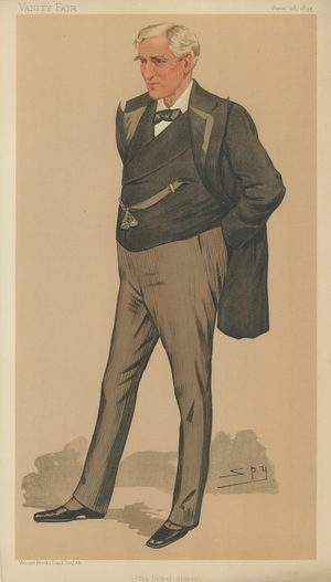 The Honourable Thomas F Bayard (colour litho)