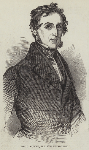 Mr C Cowan, MP for Edinburgh (engraving)