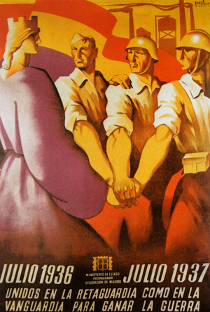 Spanish Civil War anti-fascist Poster