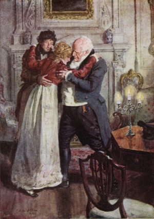 Illustration for The Broad Highway a Romance of Kent (colour litho)