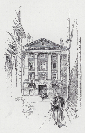 Middle Temple Gateway from the Strand (engraving)