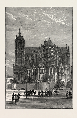 The Cathedral, Le Mans, France, 1871