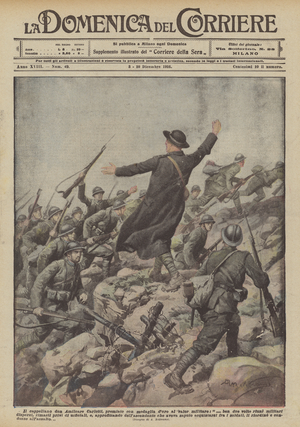 Chaplain Don Amilcare Carletti (colour litho)