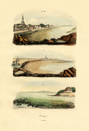 Coast, 1833-39 (coloured engraving)