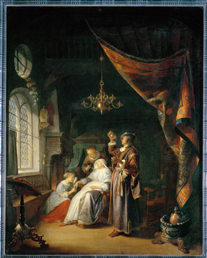 The Dropsical Woman, c.1663 (oil on canvas)