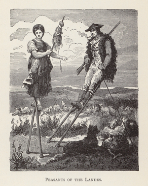 Peasants of the Landes (engraving)