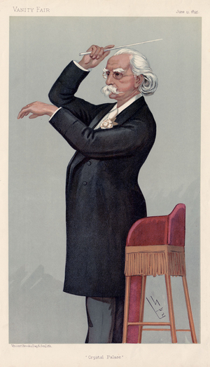 MANNS August by Spy, Vanity Fair cartoon 1895