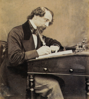 Charles Dickens (1812-1870) english novelist, 1860's