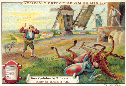 Scene from Don Quixote (chromolitho)