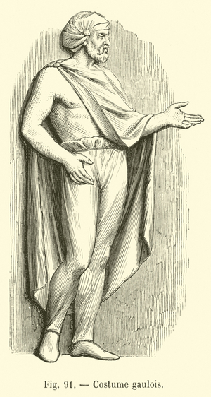 Costume gaulois (engraving)