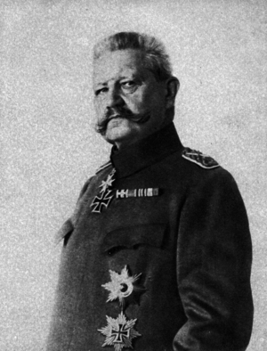 I. WK - Hindenburg 1918 (photo)