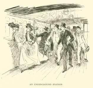 An Underground Station (engraving)