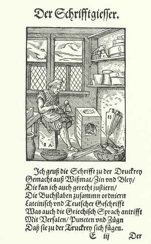 The Type Founder (engraving)