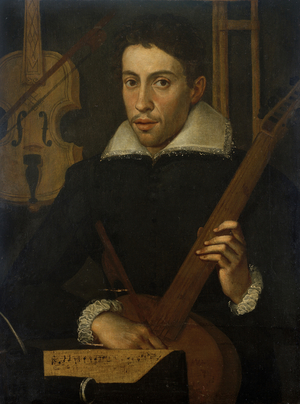Portrait of a Musician, c. 1570-1590 (oil on canvas)
