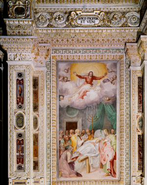 Renaissance - Painting : Pucci chapel - Death of the Virgin - Trinita dei Monti, Rome, Italy
