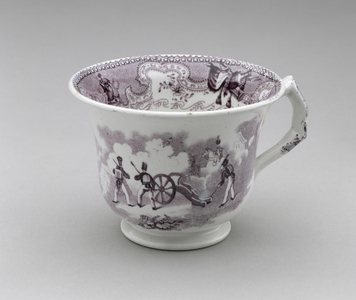 Punch Cup, 1846-52 (transfer-printed lead-glazed earthenware)