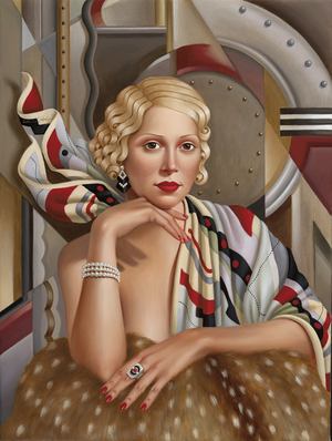 La Femme en Soie, 2014 (oil on linen)