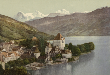 Berner Oberland: Oberhofen (coloured photo)
