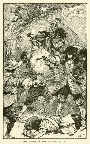 The Fight in the Hollow Road (engraving)
