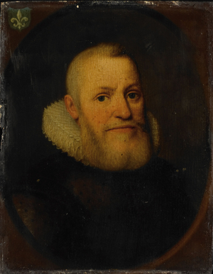 Portrait of a Man of the Rijswijck or Van Rijswijk family, c.1610-1620 (oil on panel)