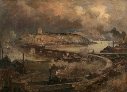 Pittsburgh, Pennsylvania, 1906 (oil on canvas)