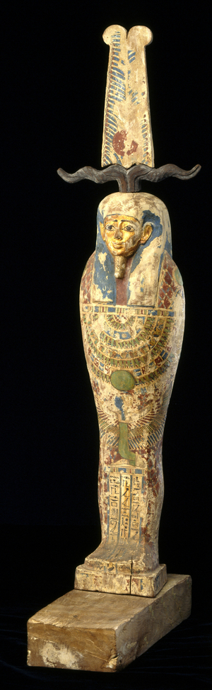 Companion Statue, 332-30 BC (wood, polychrome, and gold)