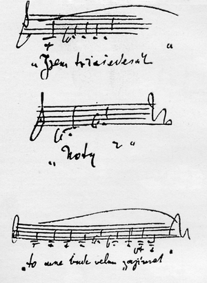 Leos Janacek 's transcriptions of speech melody