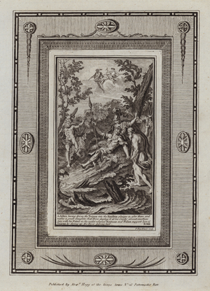 Illustration for Homer's Iliad (engraving)