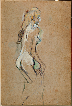Fillette nue - Nude girl, 1893 (oil on cardboard)