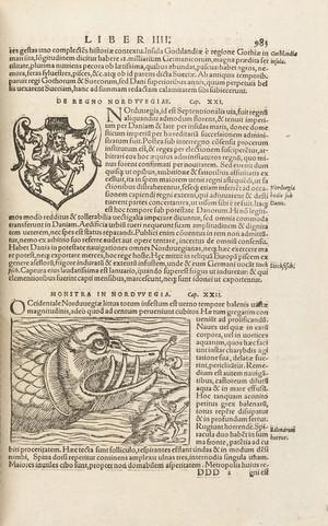 Page 983 from 'Cosmographiae Universalis' by Sebastian Muenster, Basel, 1572 (engraving)