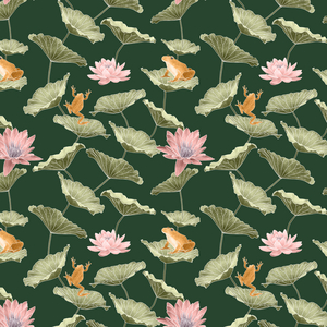 Lilypond pattern I, 2020 (graphite pencil & digital)