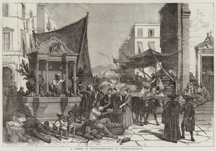 A Street in Naples (engraving)