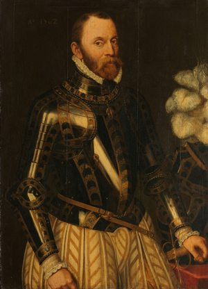 Portrait of Philippe de Montmorency, 1562 (oil on panel)