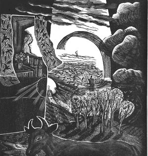 Signs of good weather approaching, 2004 (vinyl engraving)
