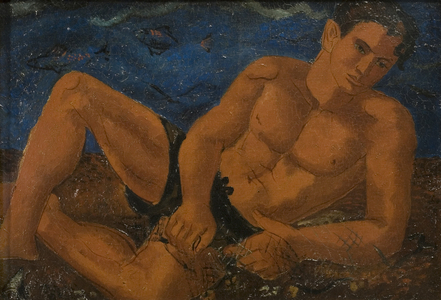 The Bather, 1927 (oil on canvas)
