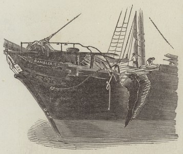 Fatal Collision on the River Mersey (engraving)