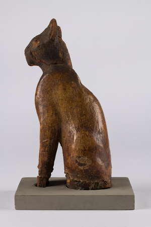 Cat Coffin, 664-332 BCE (wood, gesso, animal remains)