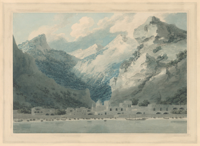 Cetara on the Gulf of Salerno, 1790 (watercolour)