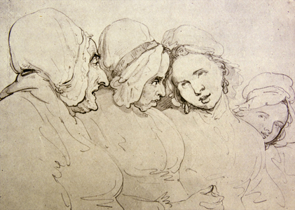 Sketch by Thomas Rowlandson an English artist and caricaturist