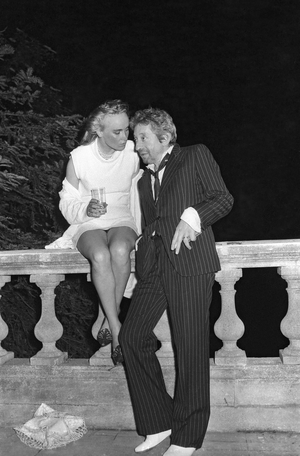 Serge Gainsbourg at the party after wedding of Eddie Barclay and Cathy, Pavillon d'Armenonville, Paris 22 June 1984 (photo)