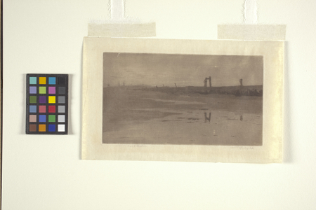 Rye Pier, Evening (aquatint)