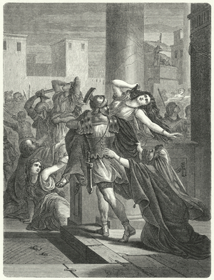 Rape of the Sabine women (engraving)