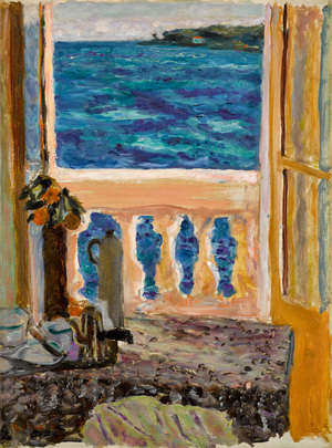 Open Window to the Sea, 1919(oil on canvas)
